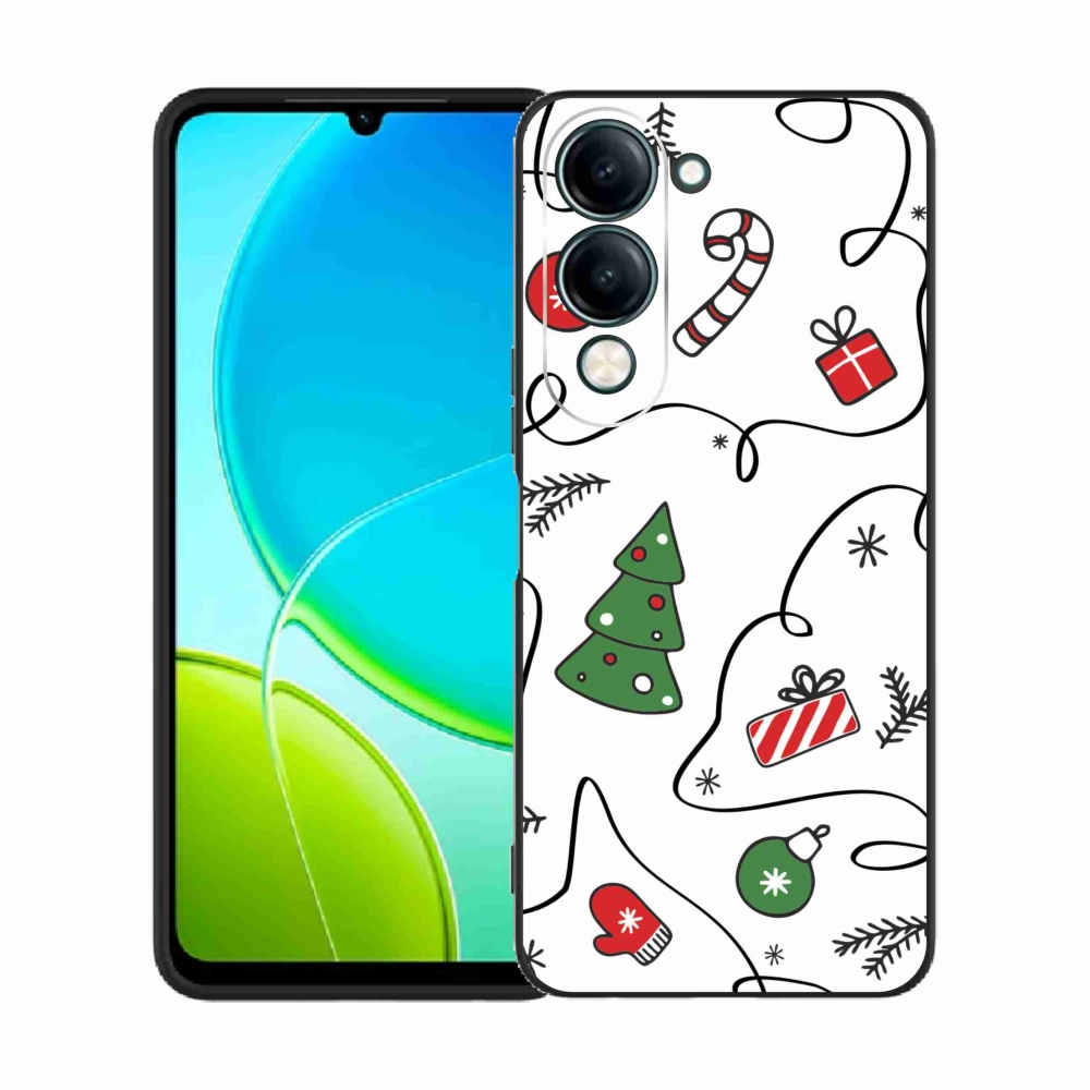 Gélový kryt mmCase na Vivo Y29s 5G - vianočné motívy