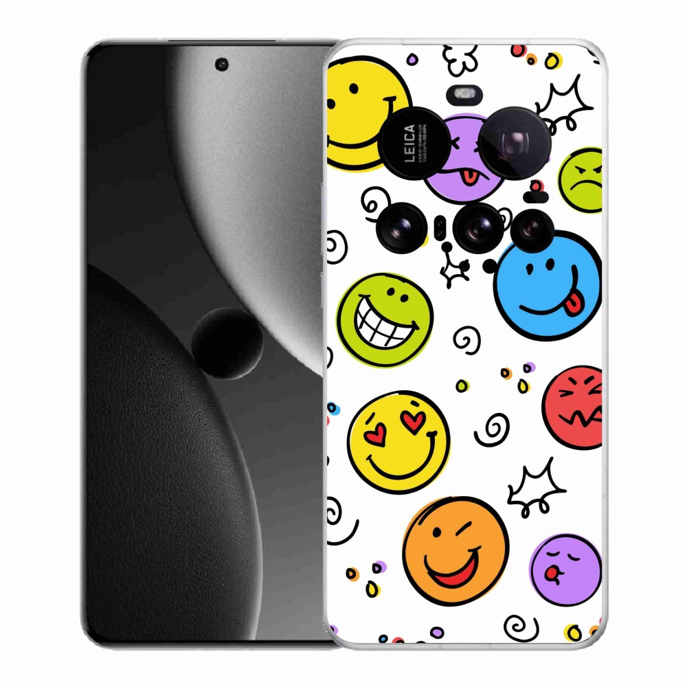 Gélový kryt mmCase na Xiaomi 15 Ultra - smajlíci