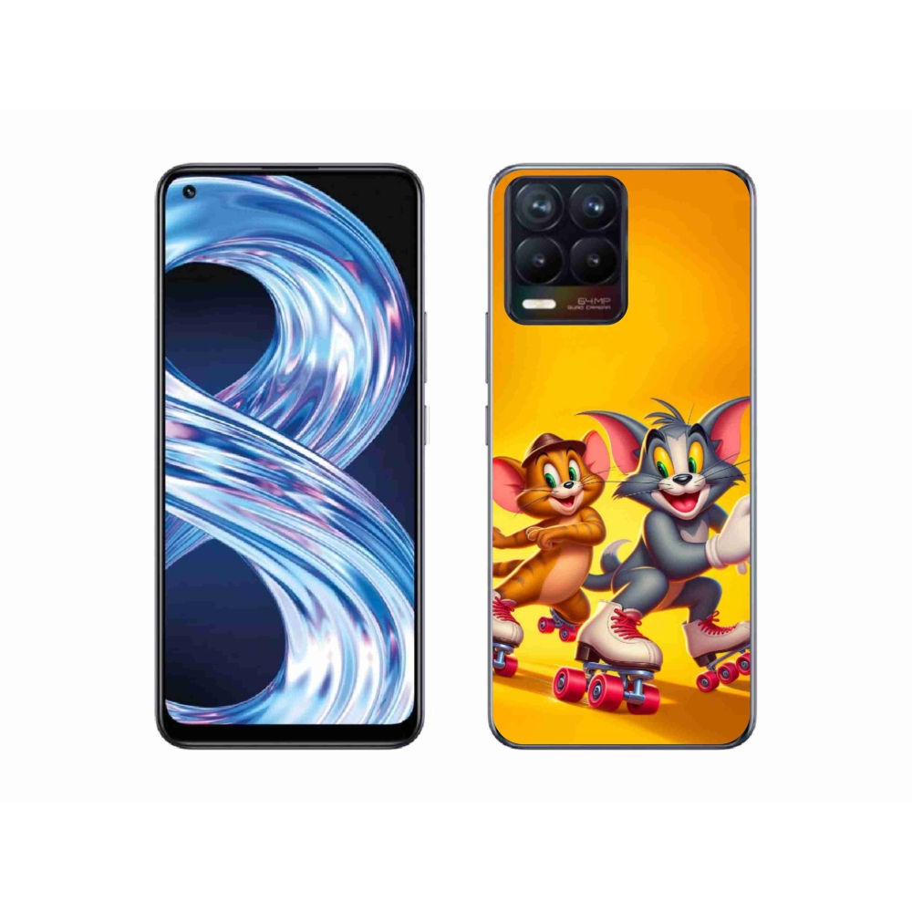 Gélový kryt mmCase na Realme 8 Pro - tom a jerry