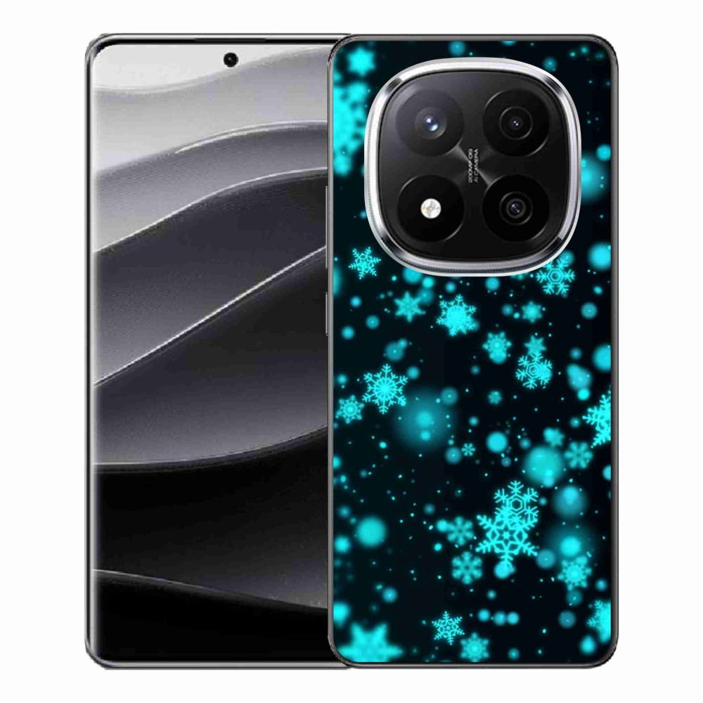 Gélový kryt mmCase na Xiaomi Redmi Note 14 Pro+ 5G - snehové vločky 1
