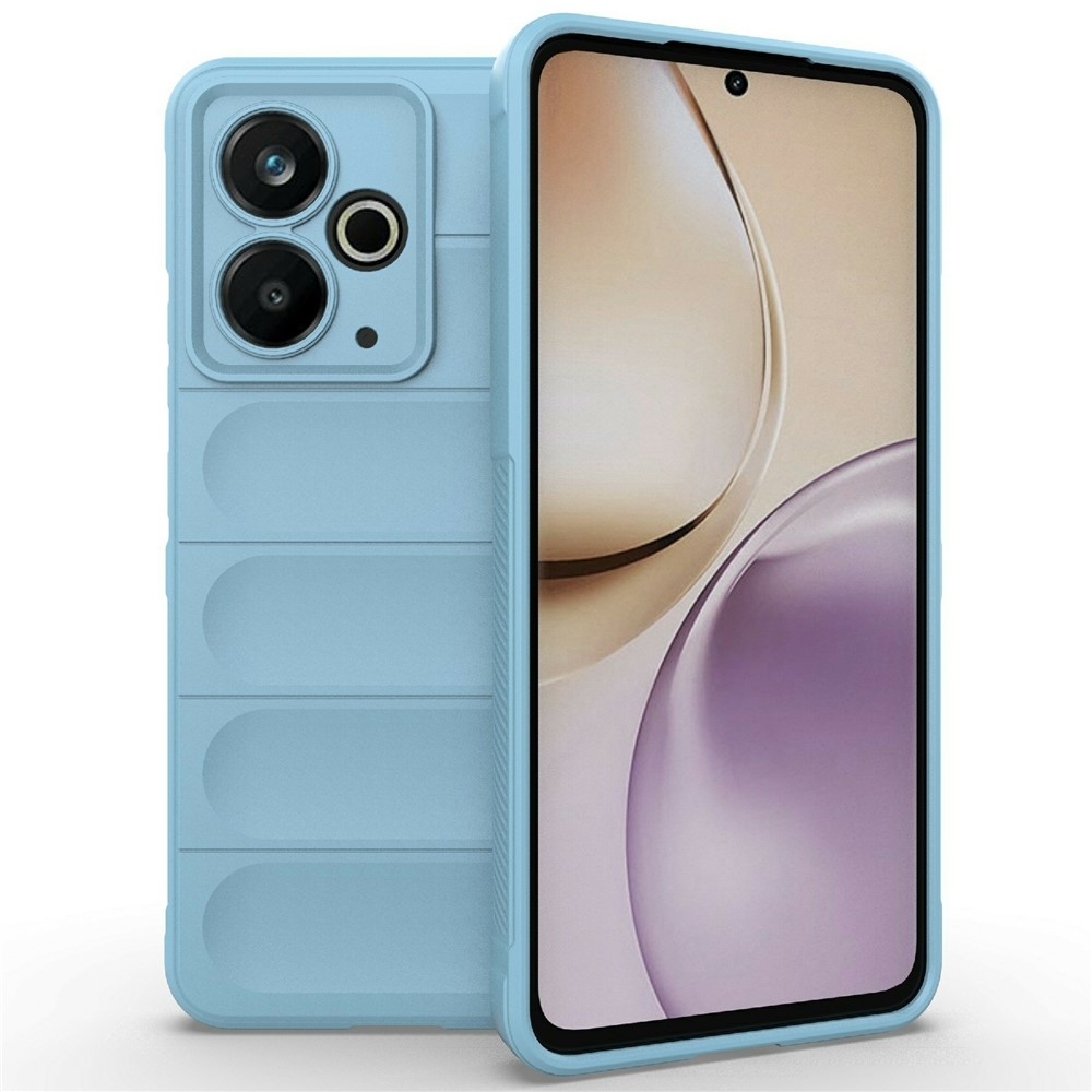 Rugg odolný gélový obal na Realme 14T 5G - svetlomodrý