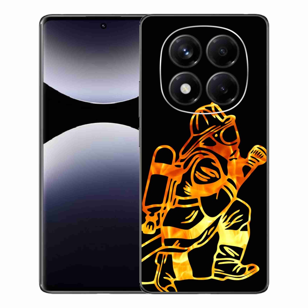 Gélový kryt mmCase na Xiaomi Redmi Note 14 Pro - hasič 1