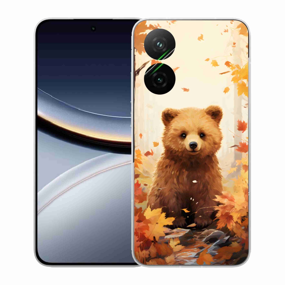Gélový kryt mmCase na Xiaomi Poco F7 5G - medveď v lese