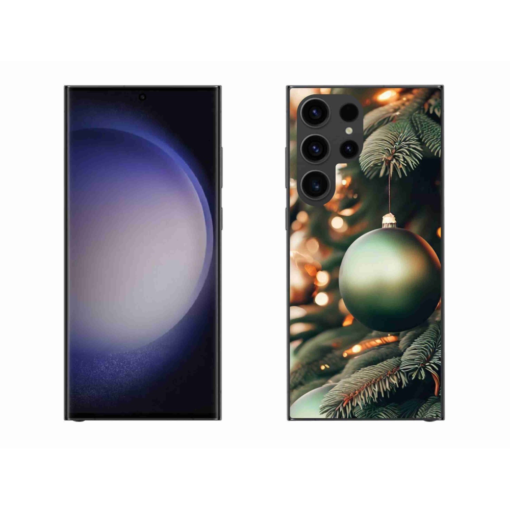 Gélový kryt mmCase na Samsung Galaxy S23 Ultra 5G - vianočné ozdoby 1