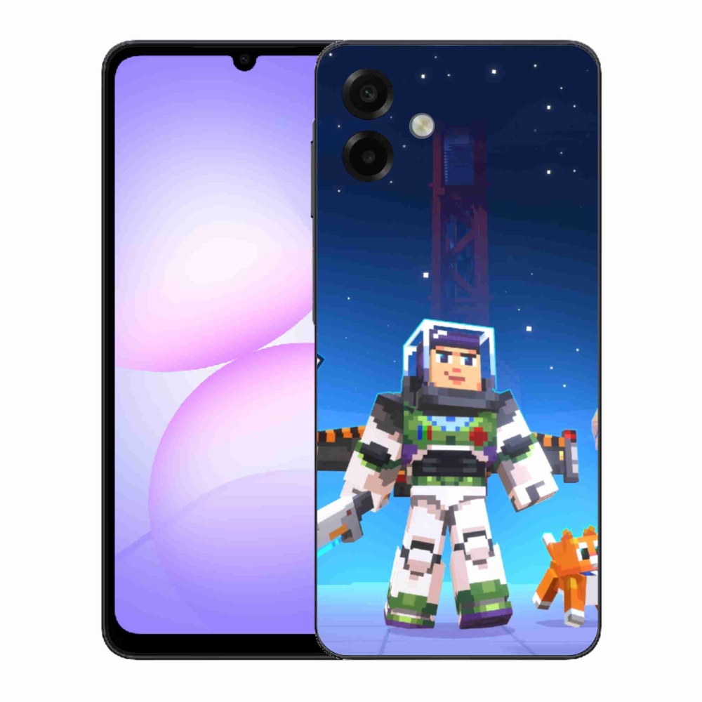 Gélový kryt mmCase na Samsung Galaxy A07 4G - minecraft 2