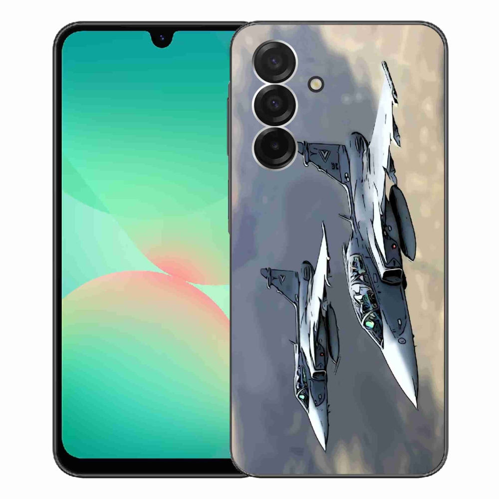 Gélový kryt mmCase na Samsung Galaxy A26 5G - stíhačky