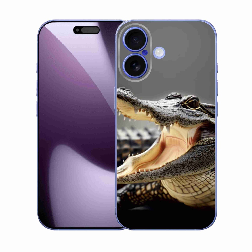 Gélový kryt mmCase na iPhone 17 - krokodíl