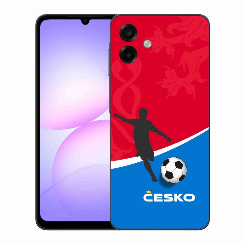Gélový kryt mmCase na Samsung Galaxy A07 4G - futbal Česko