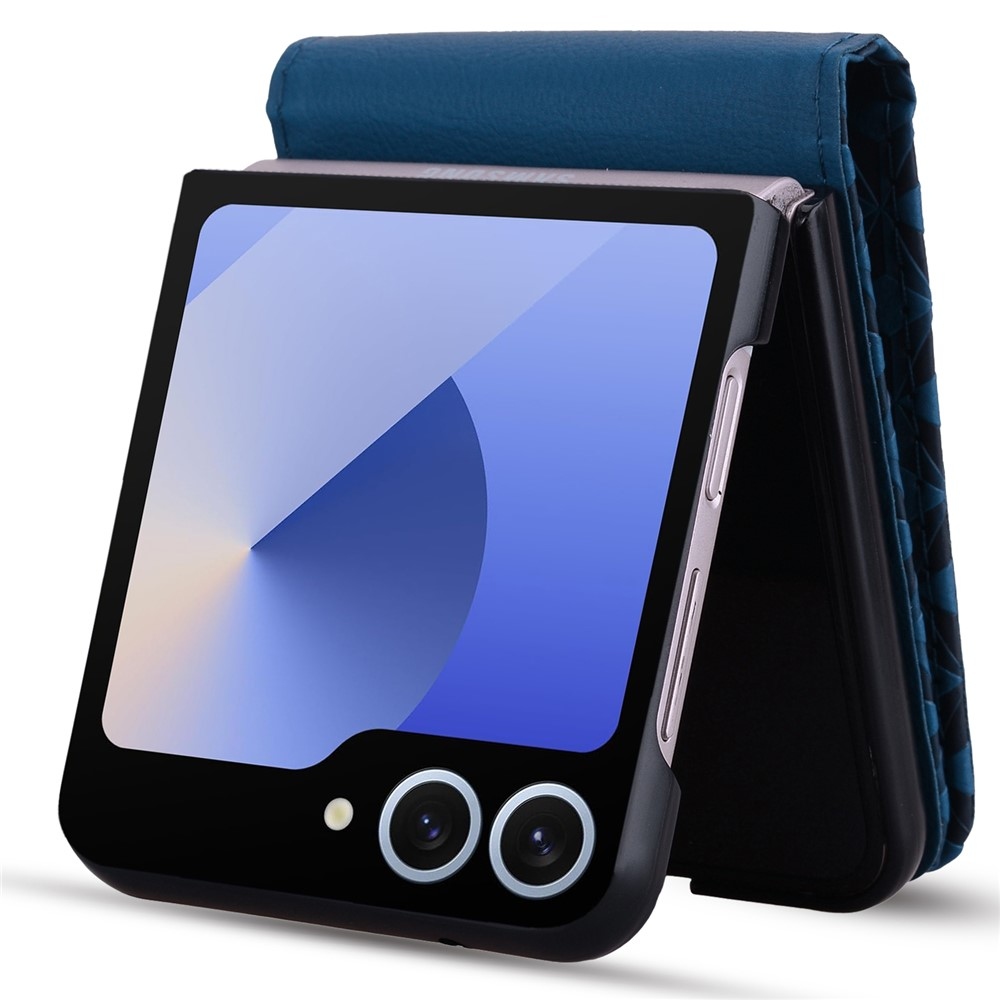 Gridy knižkové púzdro na Samsung Galaxy Z Flip7 5G - modré
