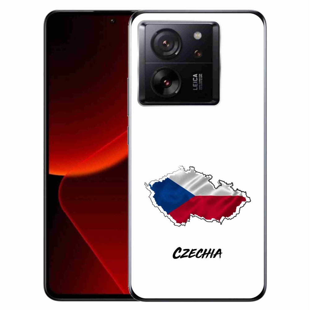 Gélový kryt mmCase na Xiaomi 13T/13T Pro - Czechia biele pozadie