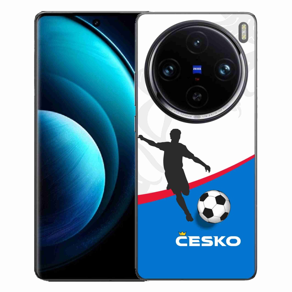 Gélový kryt mmCase na Vivo X100 Pro 5G - futbal Česko 1