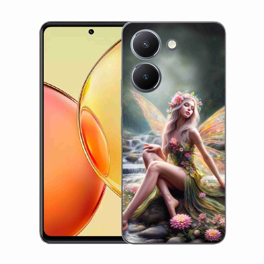 Gélový kryt mmCase na Vivo Y36 - motýlia žena 1