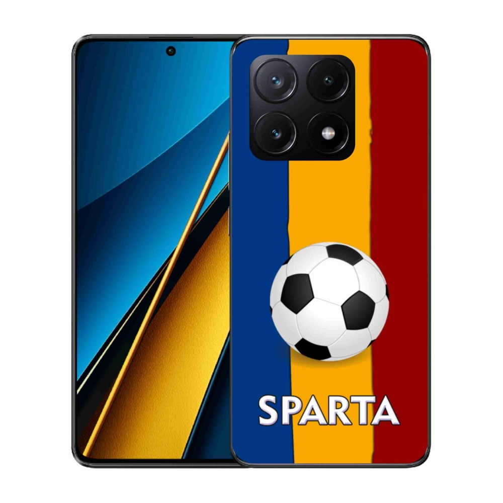 Gélový kryt mmCase na Xiaomi Poco X6 Pro 5G - futbal 1