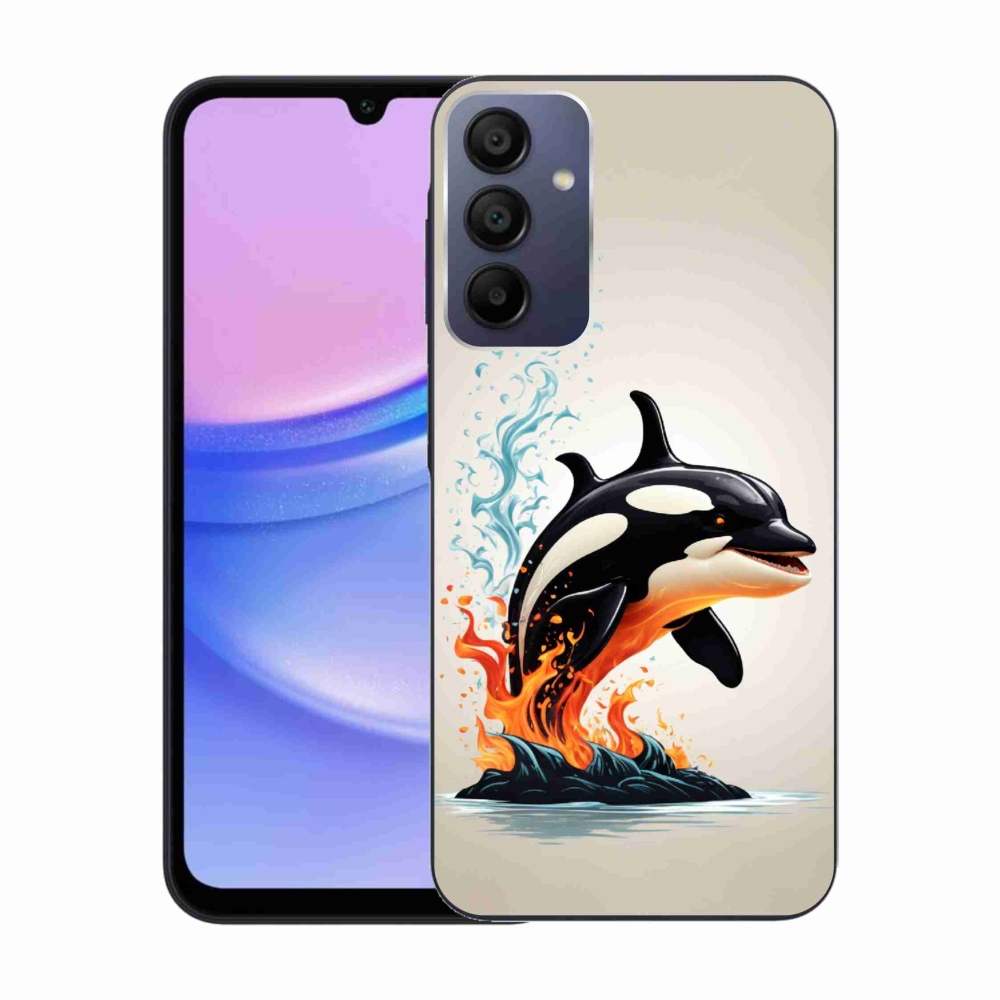 Gélový kryt mmCase na Samsung Galaxy A15 4G/5G - kosatka