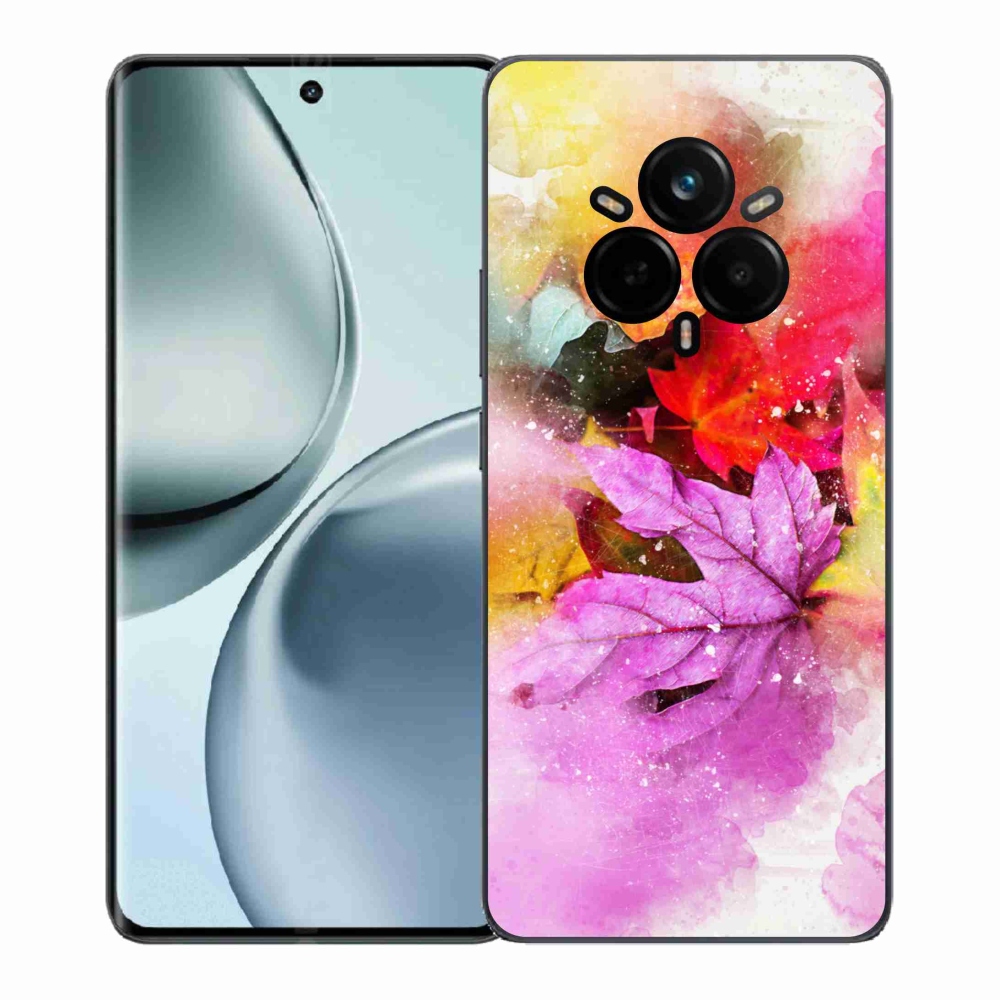 Gélový kryt mmCase na Realme 14 Pro+ 5G - farebné listy