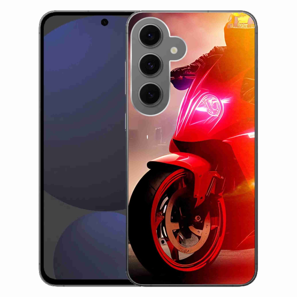 Gélový kryt mmCase na Samsung Galaxy S24 FE - motorka