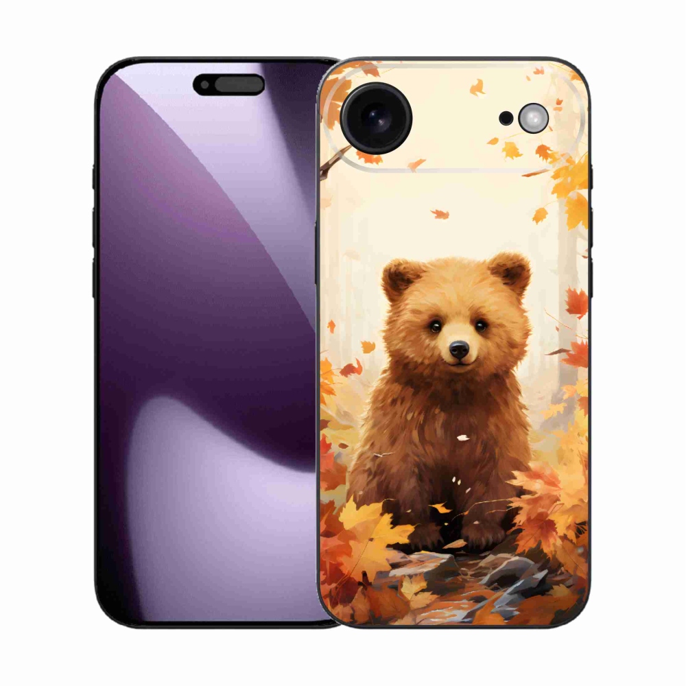 Gélový kryt mmCase na iPhone 17 Air - medveď v lese