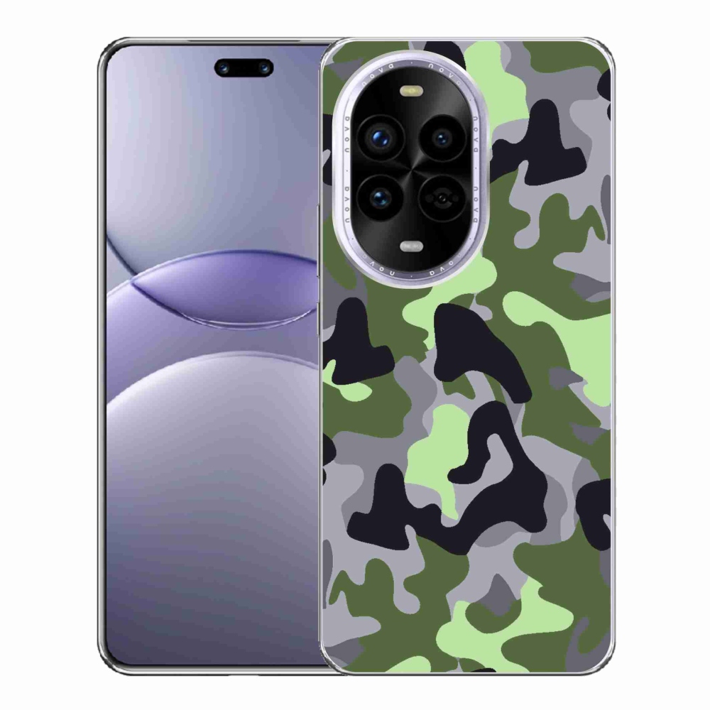 Gélový kryt mmCase na Huawei Nova 13 Pro 5G - maskáčový vzor 7