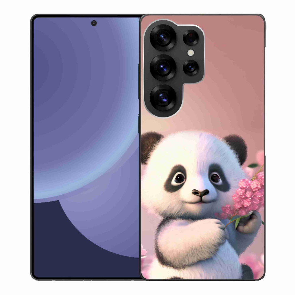 Gélový kryt mmCase na Samsung Galaxy S25 Ultra - roztomilá panda