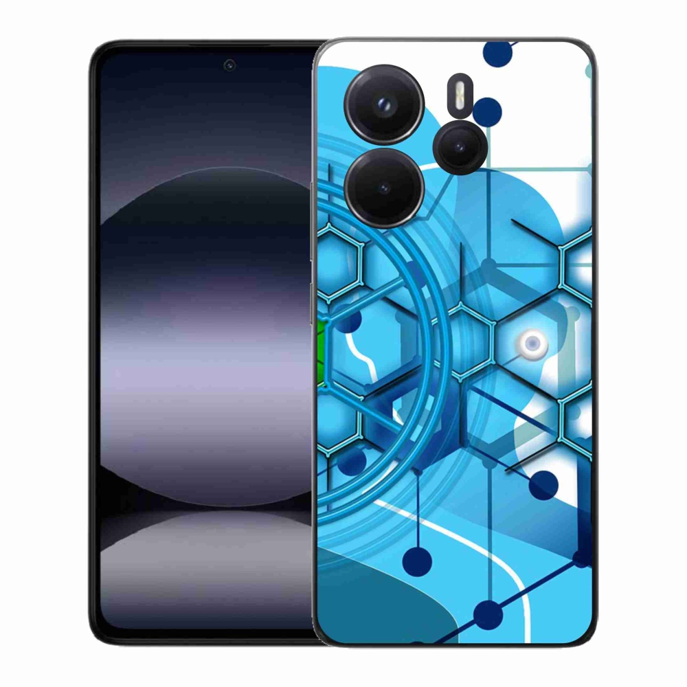Gélový kryt mmCase na Xiaomi Redmi Note 14 - abstraktný vzor 2