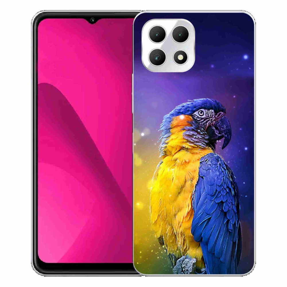 Gélový kryt mmCase na T-Mobile T Phone 2 - papagáj ara 1