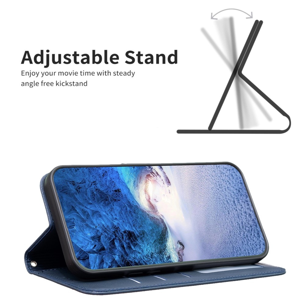 Clover knižkové púzdro na Samsung Galaxy S25 Edge - modré