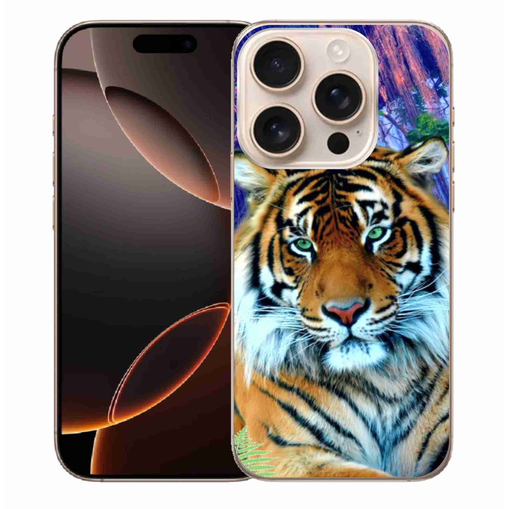 Gélový obal mmCase na iPhone 16 Pro Max - tiger