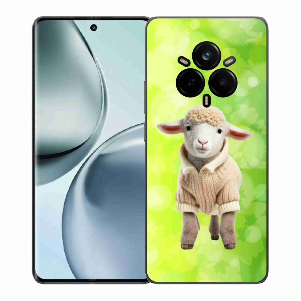 Gélový kryt mmCase na Realme 14 Pro+ 5G - jahňa vo svetri