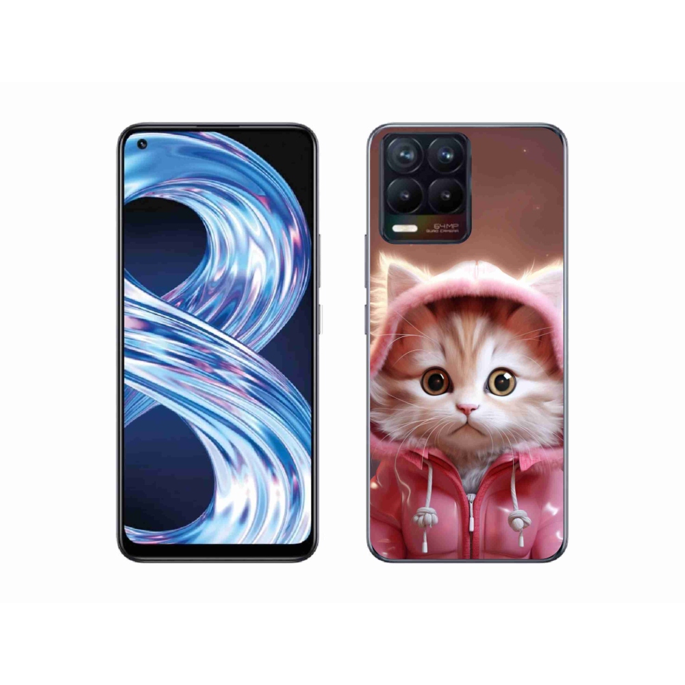 Gélový kryt mmCase na Realme 8 Pro - roztomilé mačiatko 3