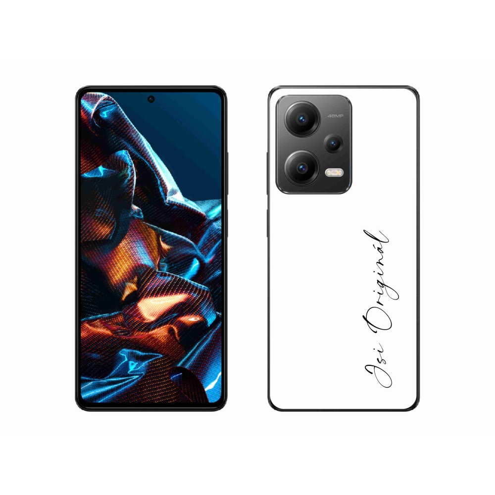Gélový kryt mmCase na Xiaomi Redmi Note 12 Pro 5G - si originál biele pozadie