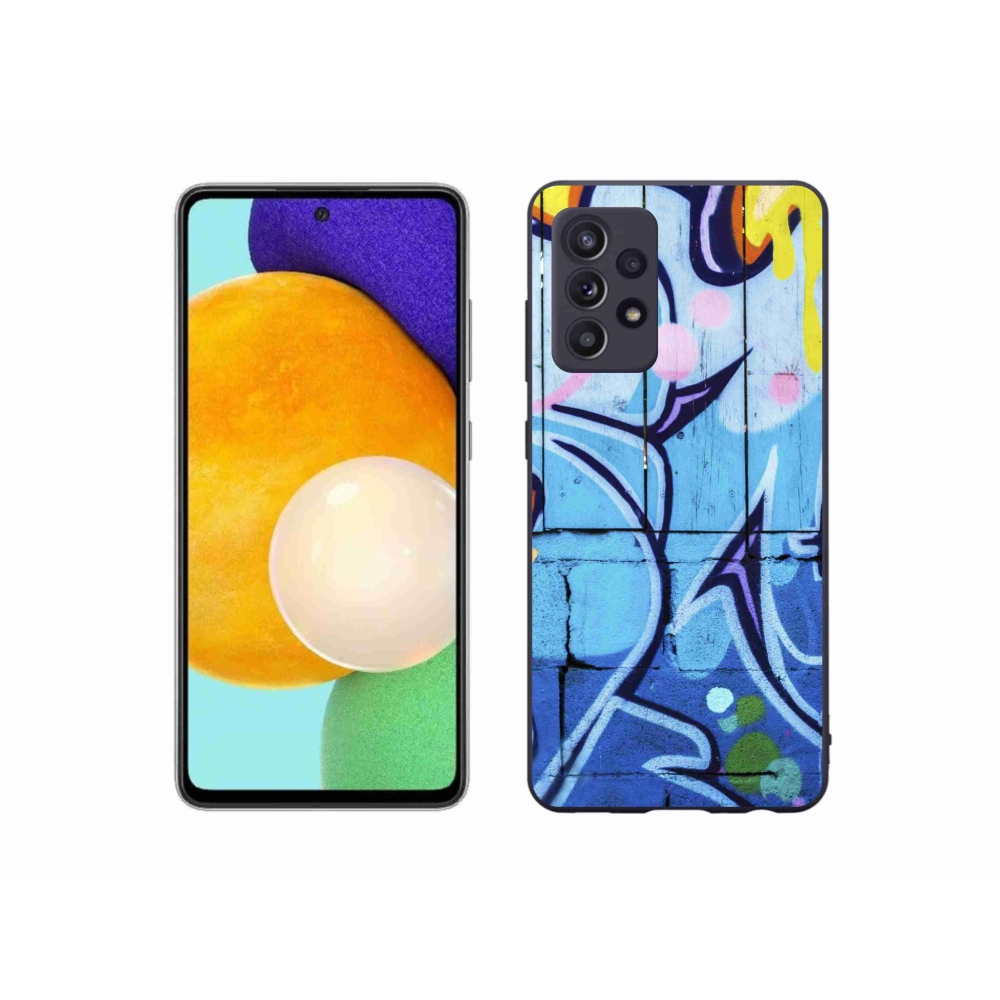 Gélový kryt mmCase na Samsung Galaxy A52s 5G - graffiti