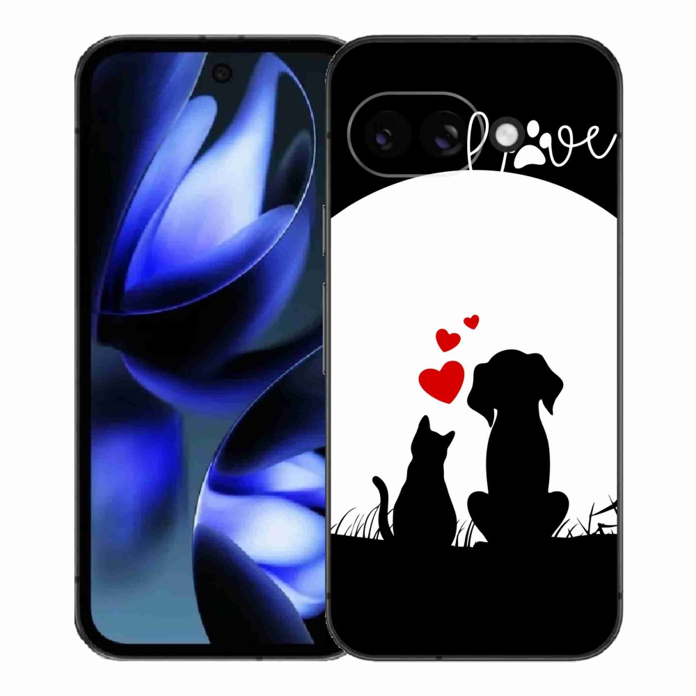 Gélový kryt mmCase na Google Pixel 9a - zvieracia láska