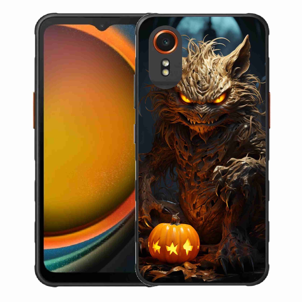 Gélový kryt mmCase na Samsung Galaxy Xcover 7 - halloweenska príšera