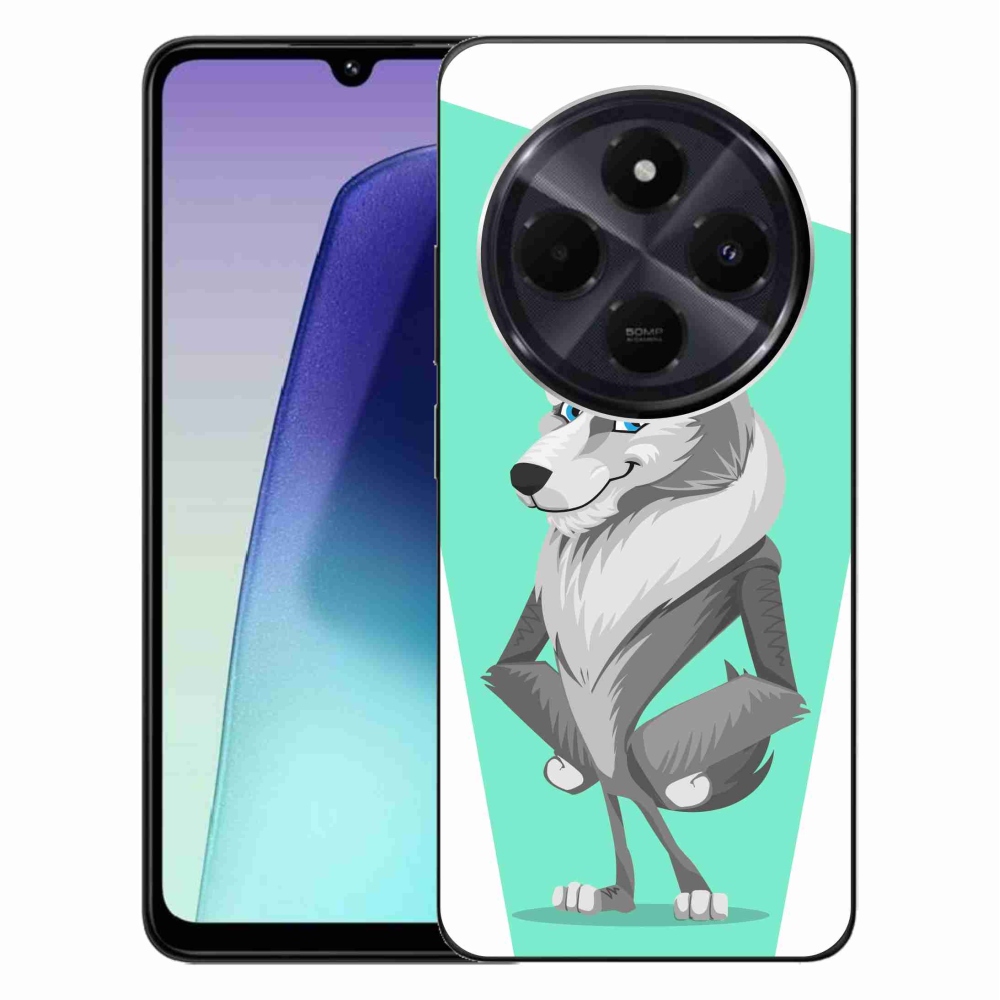 Gélový kryt mmCase na Xiaomi Redmi 14C/Poco C75 - kreslený vlk