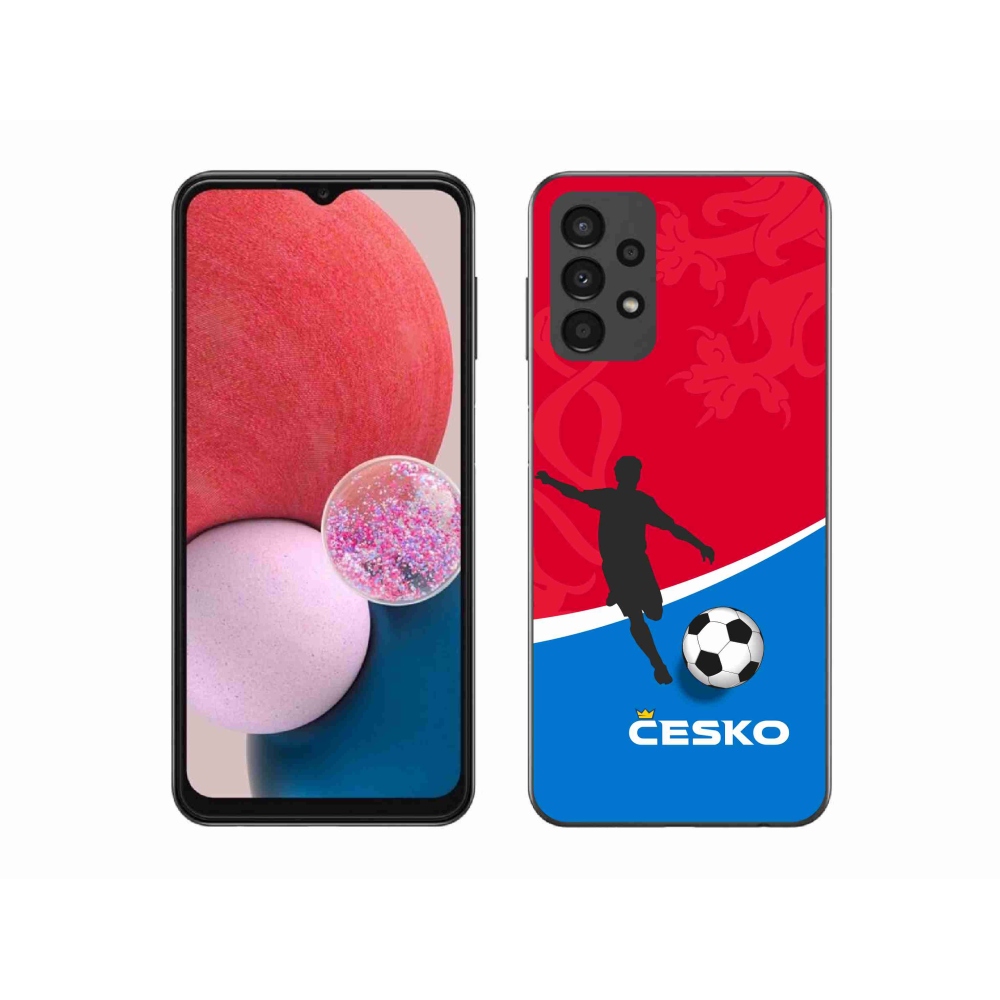 Gélový kryt mmCase na Samsung Galaxy A13 4G - futbal Česko