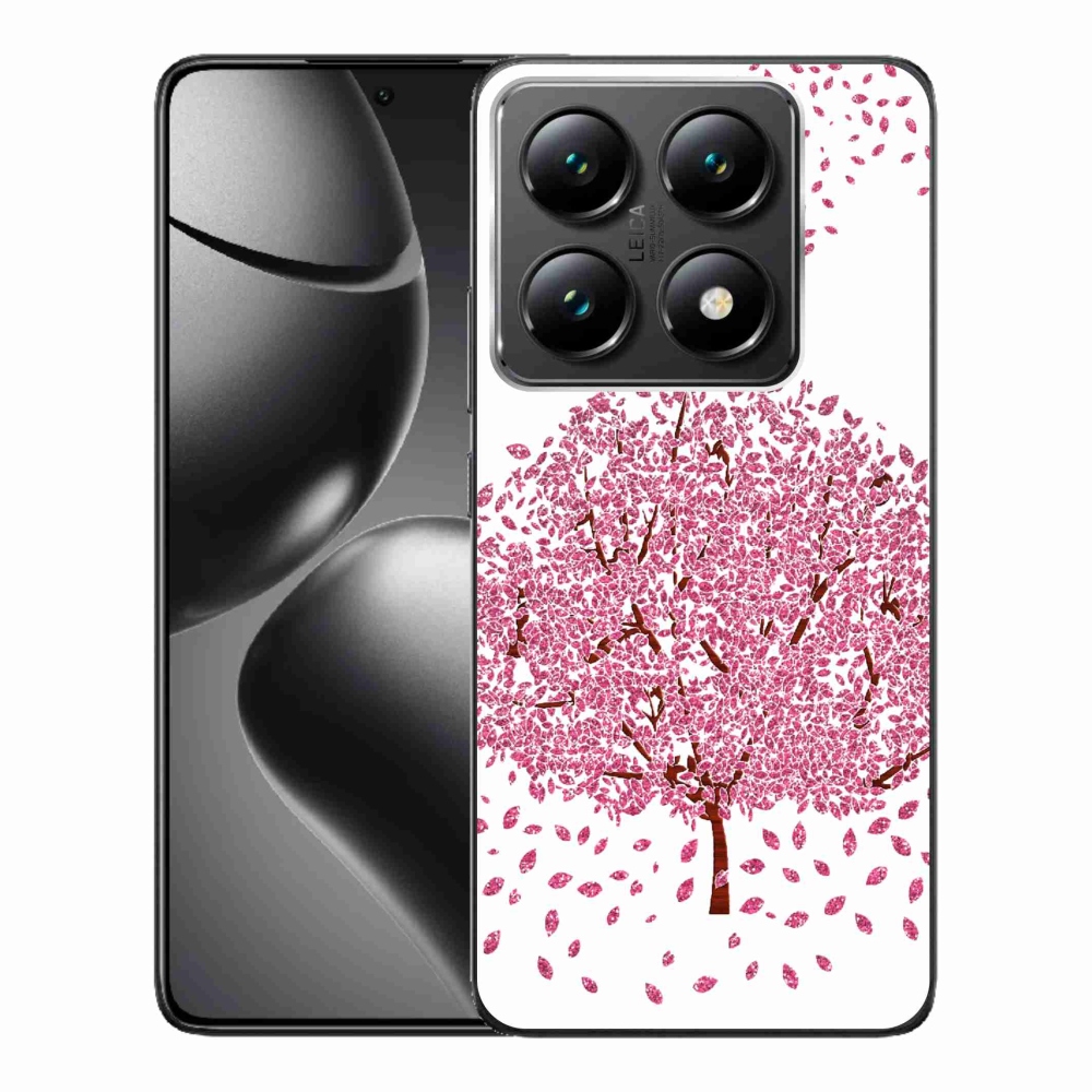 Gélový kryt mmCase na Xiaomi 14T Pro - kreslený strom s listami