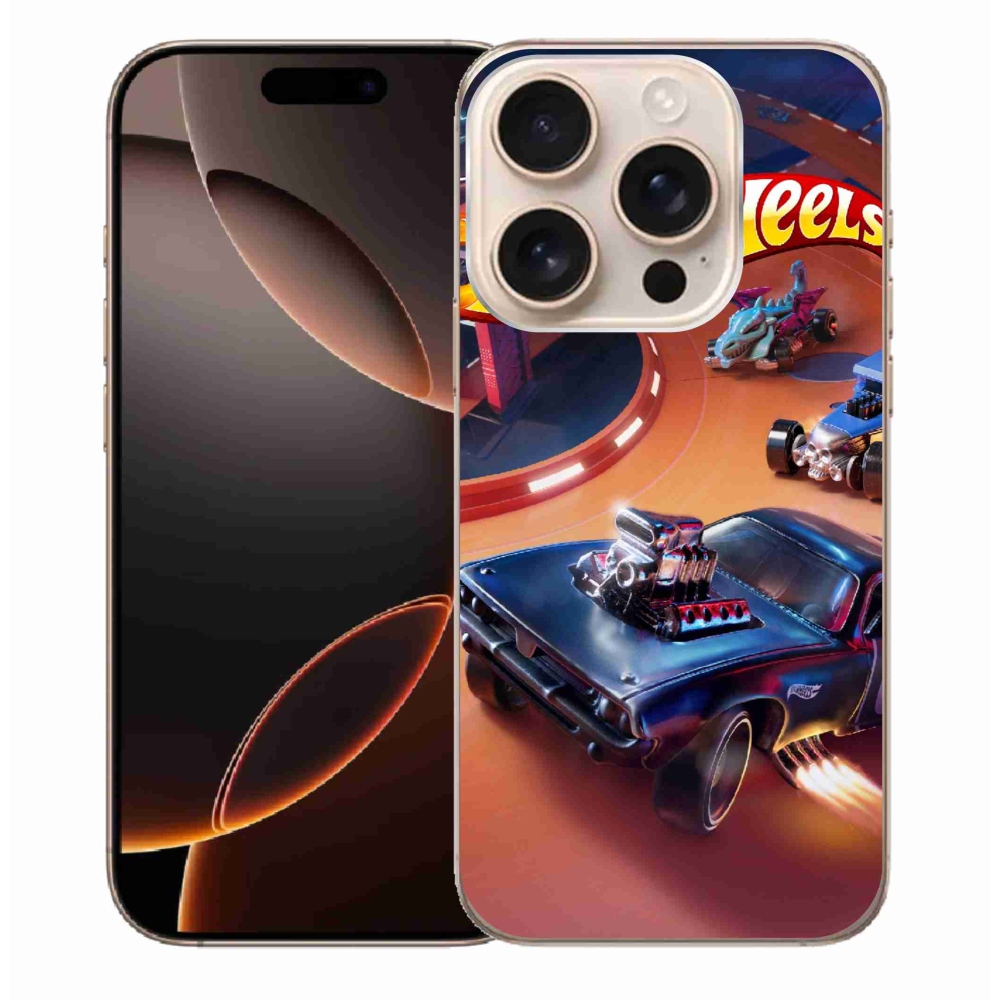 Gélový kryt mmCase na iPhone 16 Pro Max - hot wheels