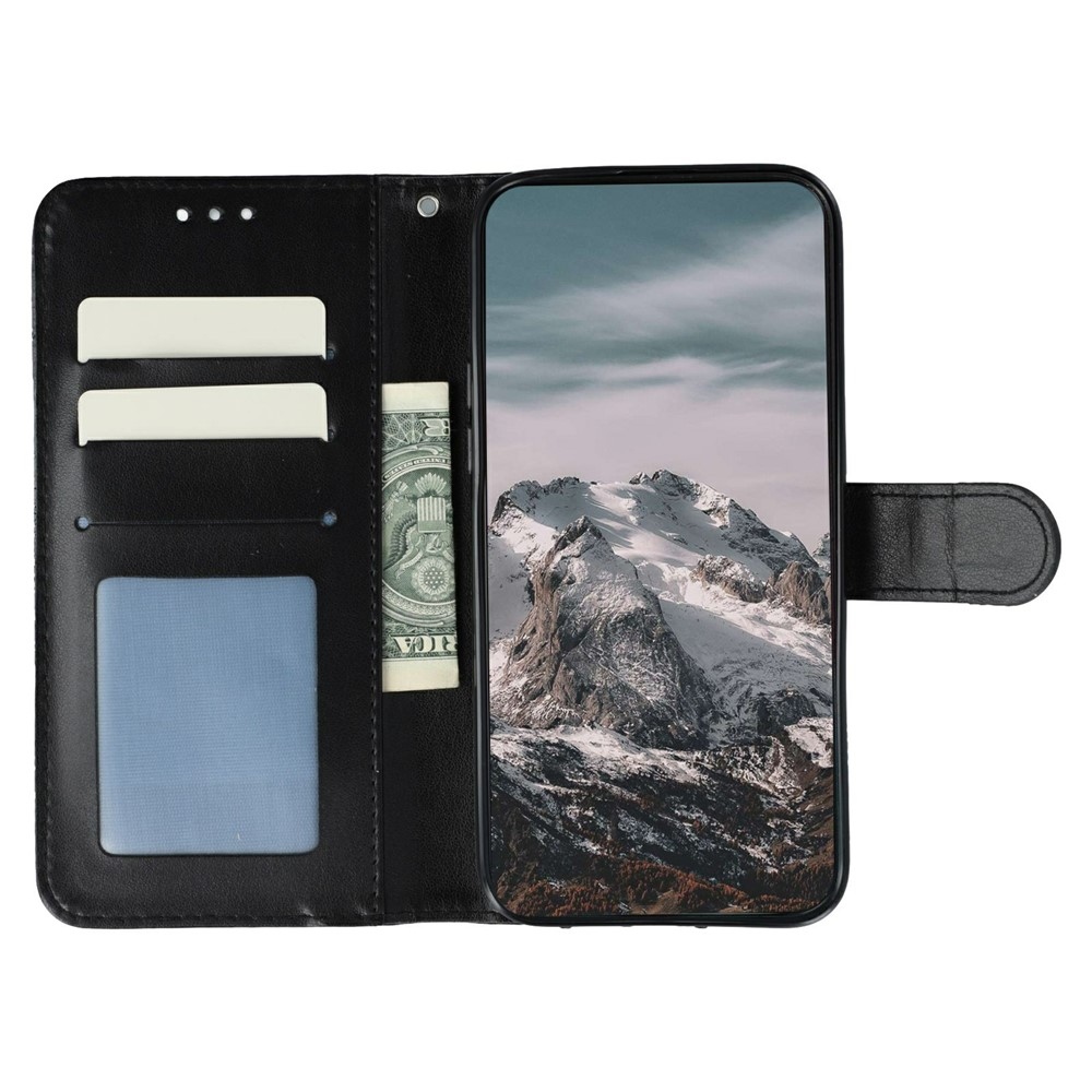 Mandala knižkové púzdro na Xiaomi Redmi 15 5G - čierne