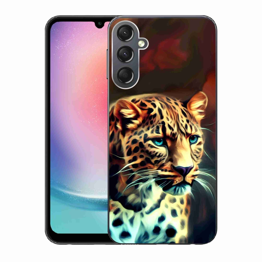 Gélový kryt mmCase na Samsung Galaxy A24 - leopard