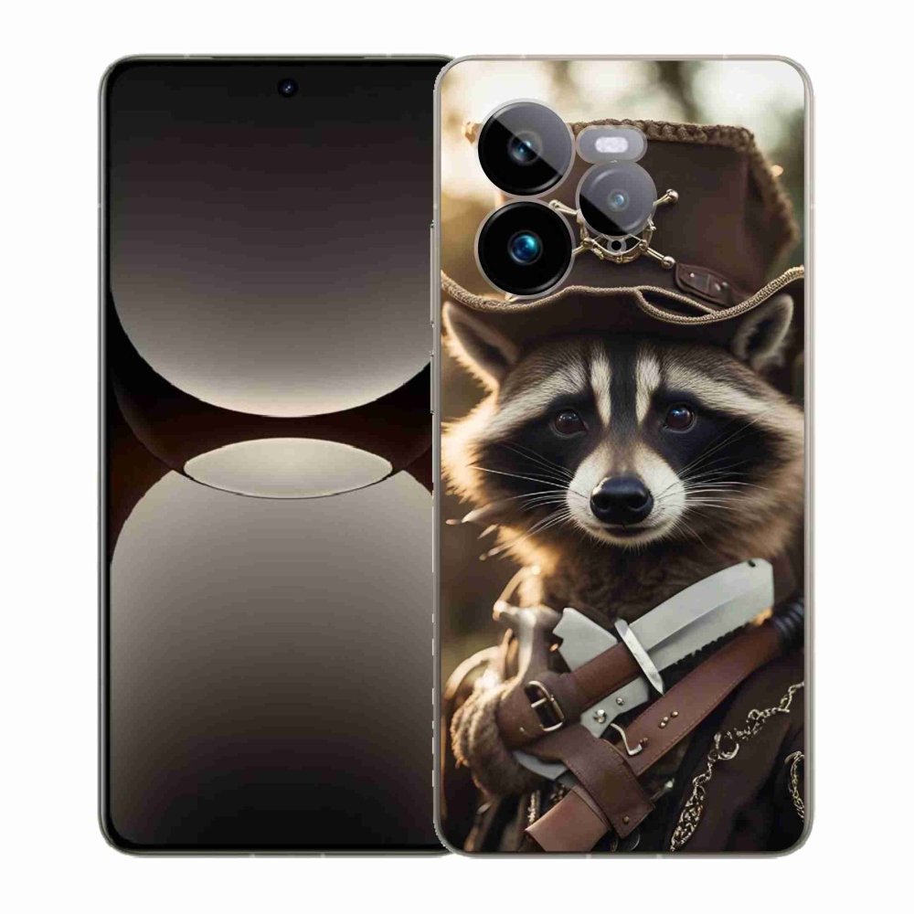 Gélový kryt mmCase na Realme GT 7 Pro 5G - mýval v uniforme