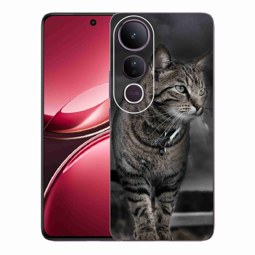 Gélový kryt mmCase na Vivo V50 Lite 4G/5G - mačka