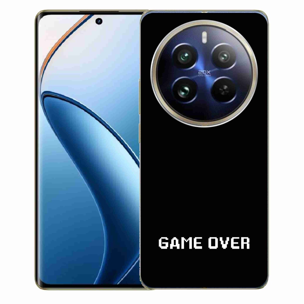 Gélový kryt mmCase na Realme 12 Pro 5G/12 Pro+ 5G - game over čierne pozadie