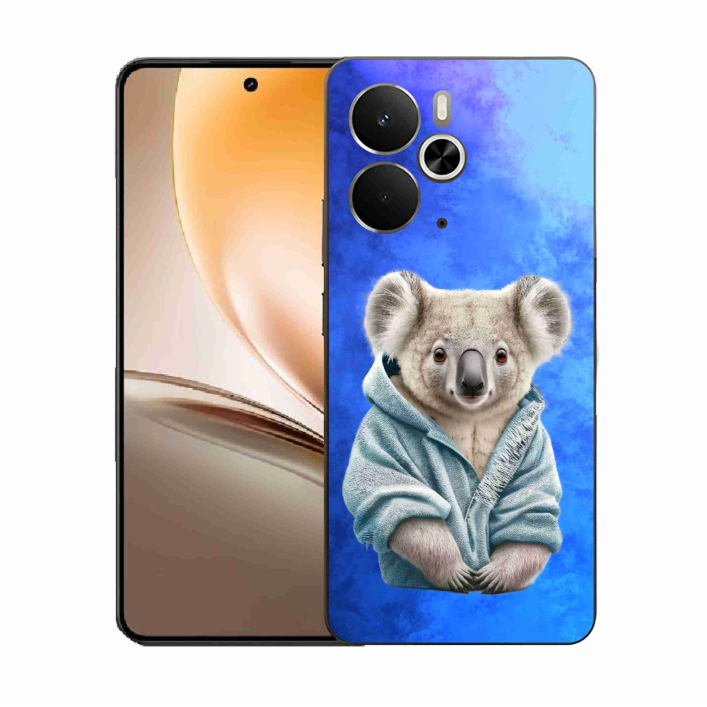 Gélový kryt mmCase na Realme 14 5G - koala vo svetri