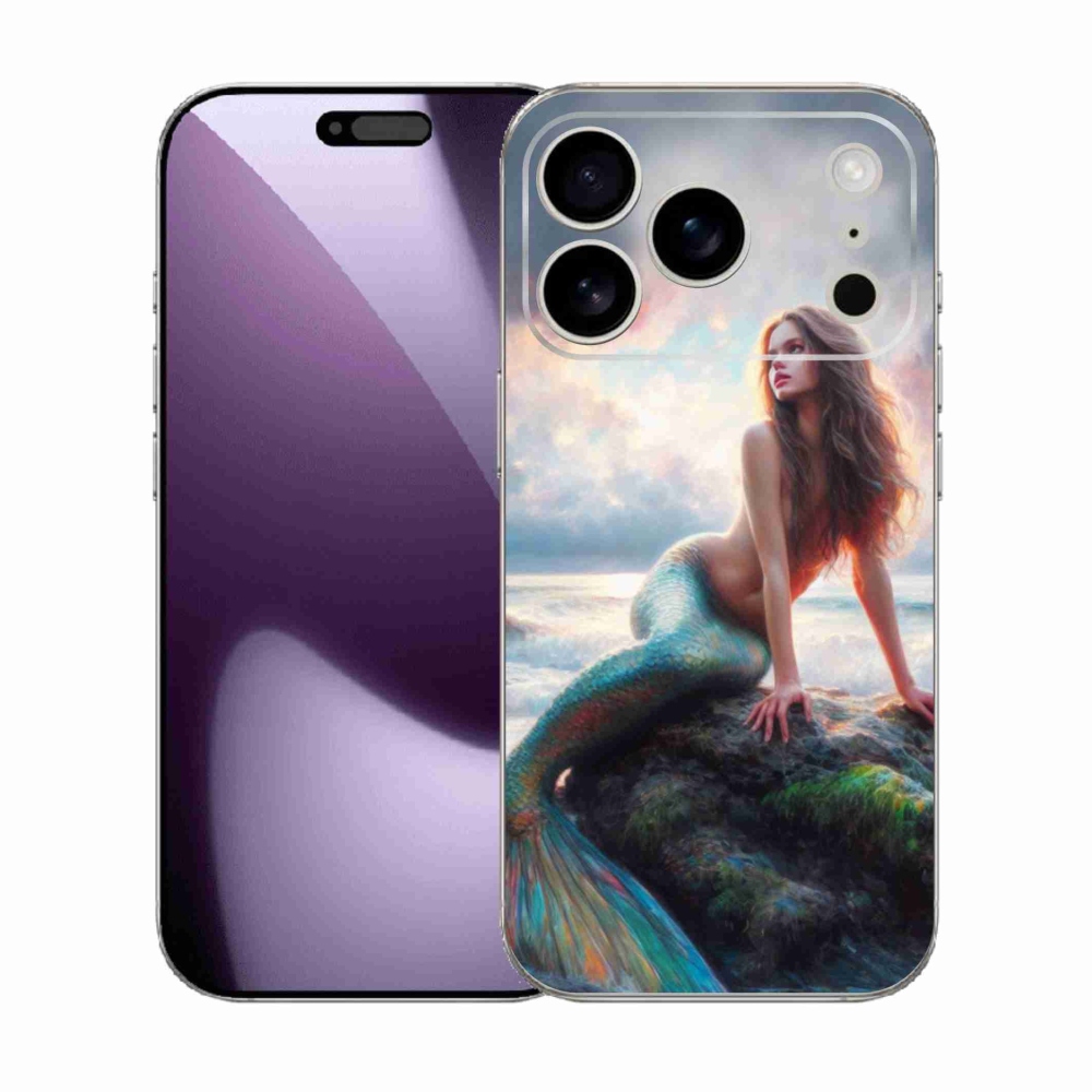Gélový kryt mmCase na iPhone 17 Pro - morská panna