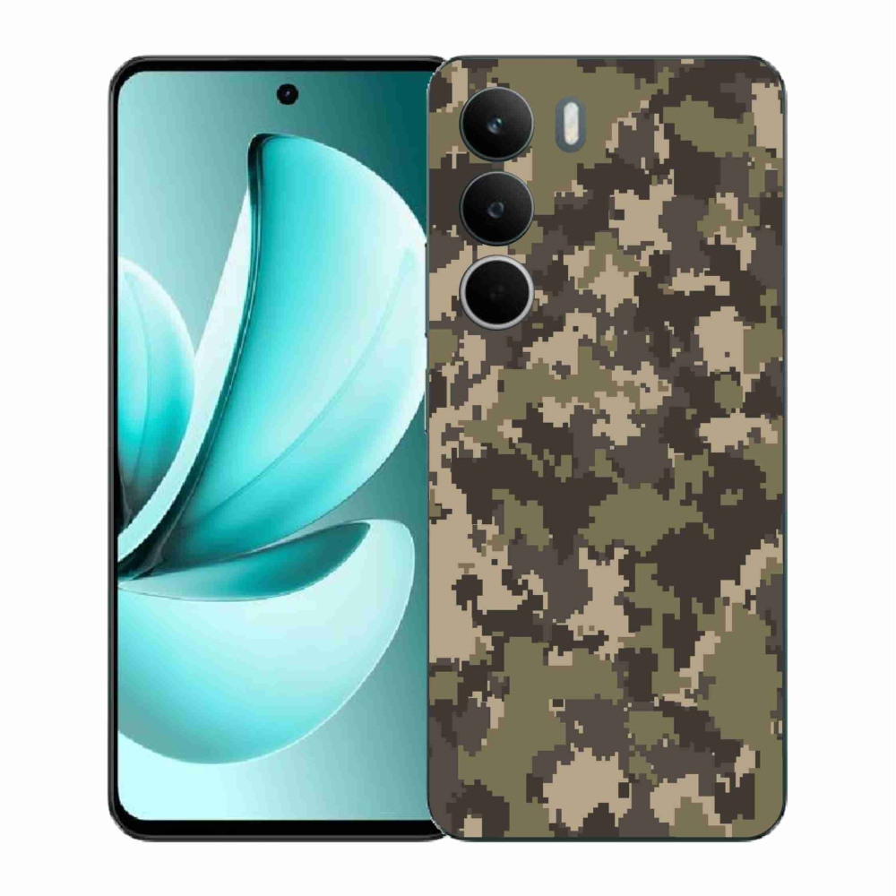 Gélový kryt mmCase na Realme C71 - maskáčový vzor 12