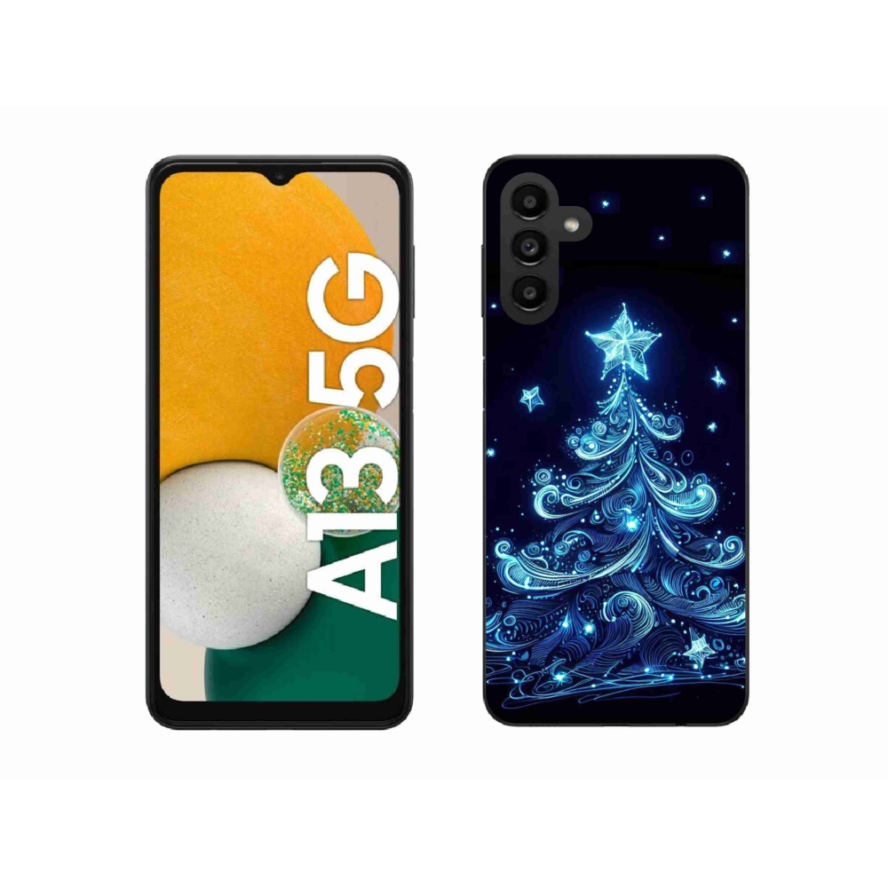 Gélový kryt mmCase na Samsung Galaxy A13 5G - neónový vianočný stromček 4