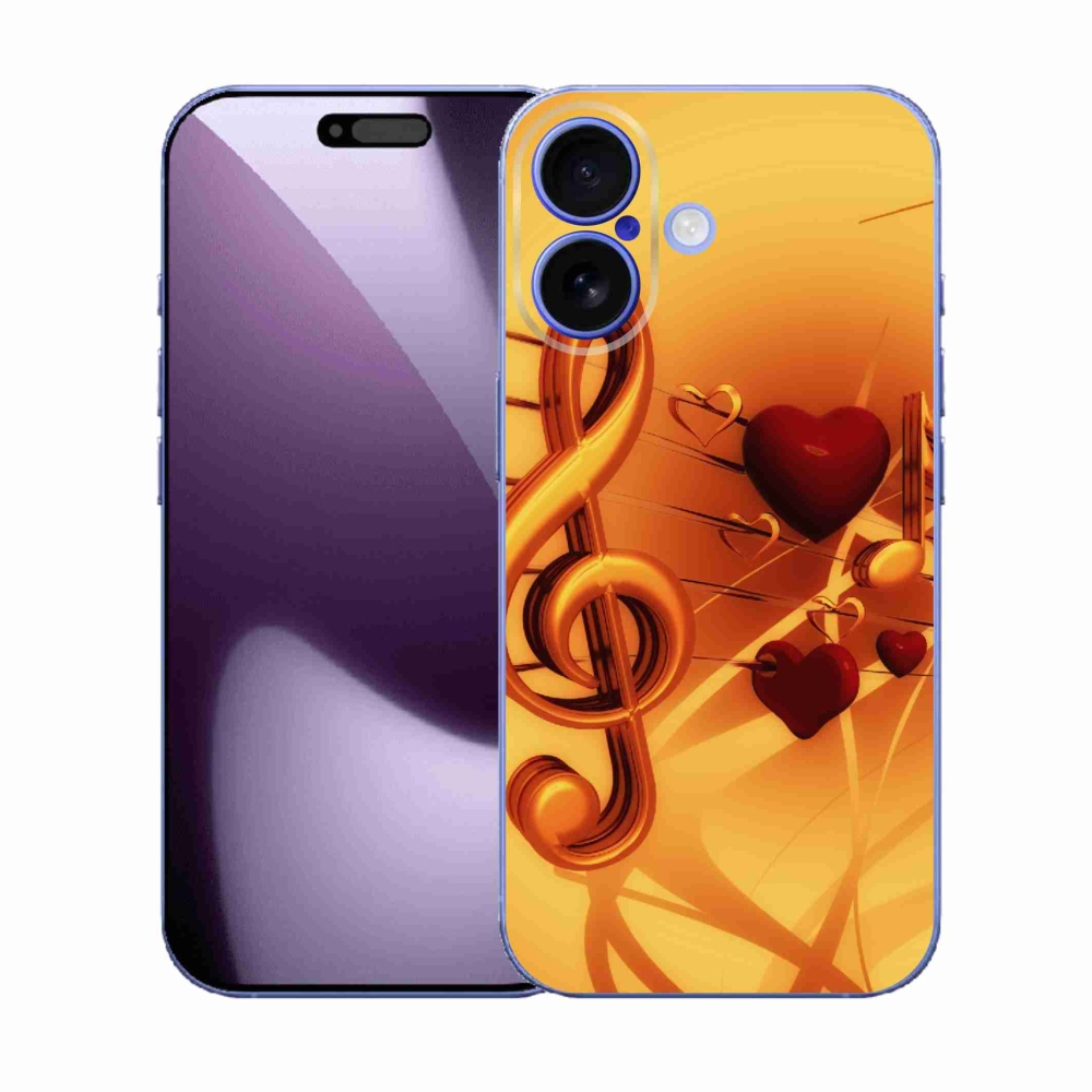 Gélový kryt mmCase na iPhone 17 - noty