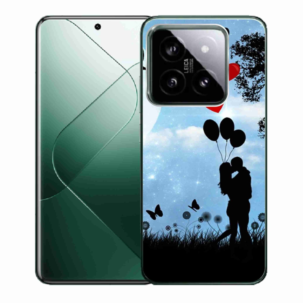 Gélový obal mmCase na Xiaomi 14 - zamilovaný pár