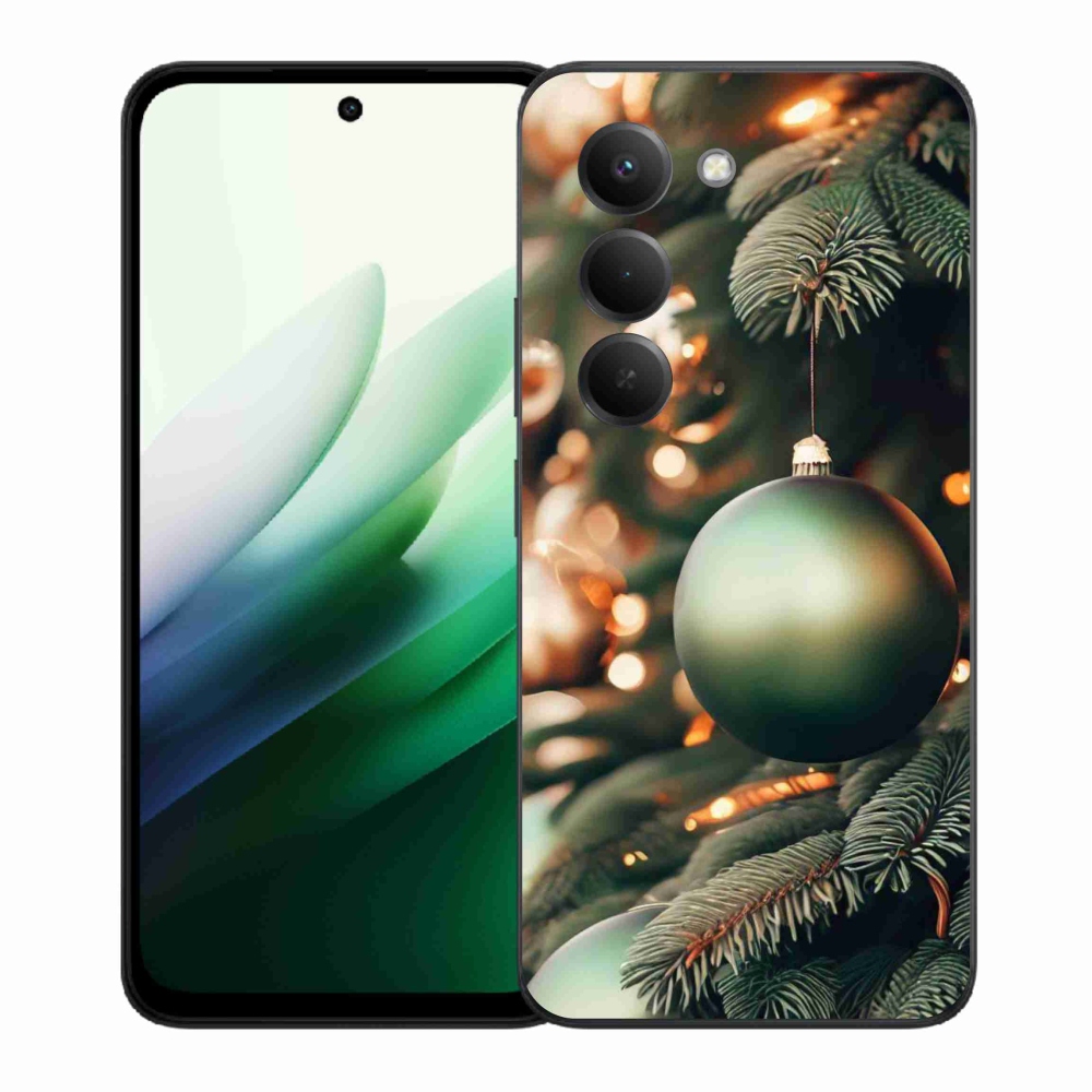 Gélový kryt mmCase na Xiaomi Redmi 15 5G (169mm) - vianočné ozdoby 1