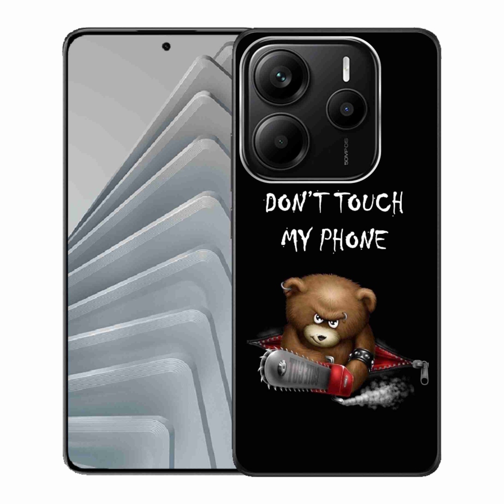 Gélový kryt mmCase na Xiaomi Redmi Note 14 5G - nesahej na telefón